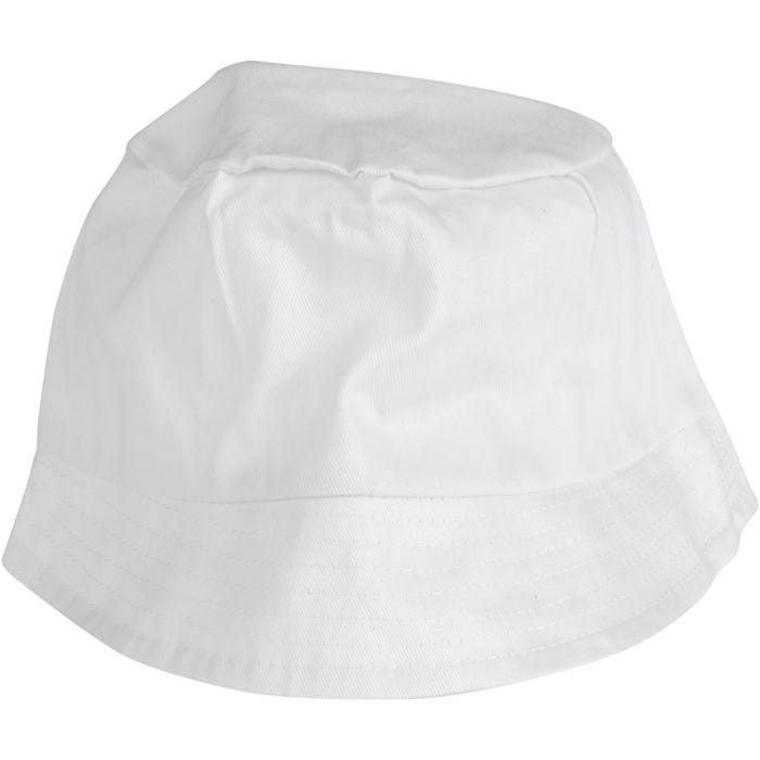 Hatt, stl. 58 cm, vit, 12 st./ 1 förp.