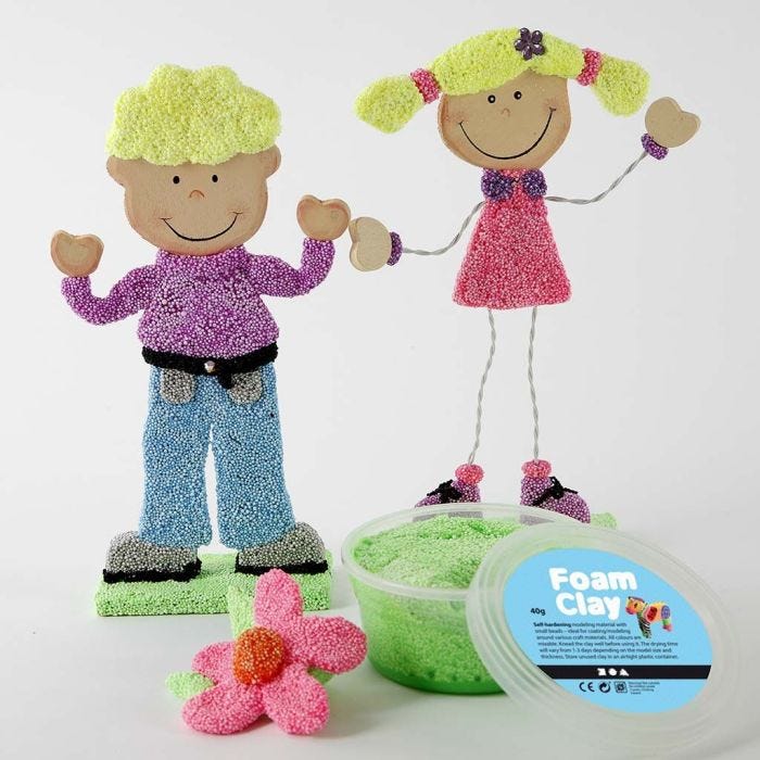 Foam clay