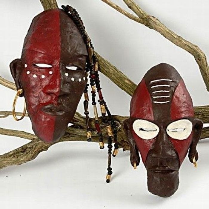 Afrikanska stammasker