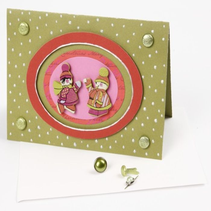 Kort dekorerad med Pearl Pen