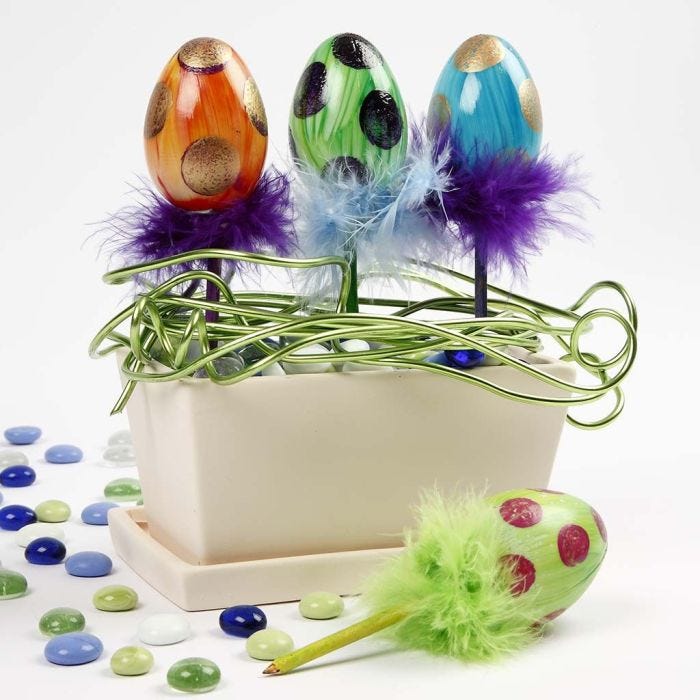 Färgglada ägg