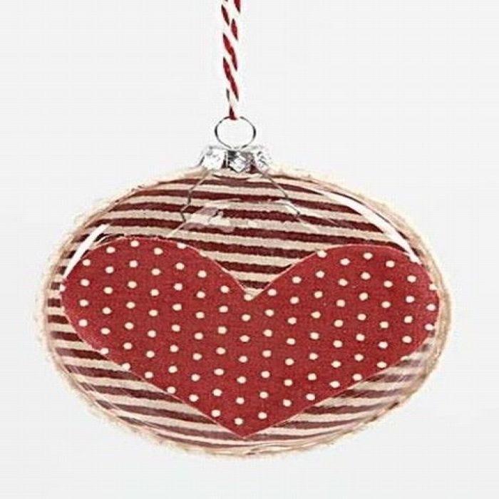 Platta glaskulor med textildecoupage