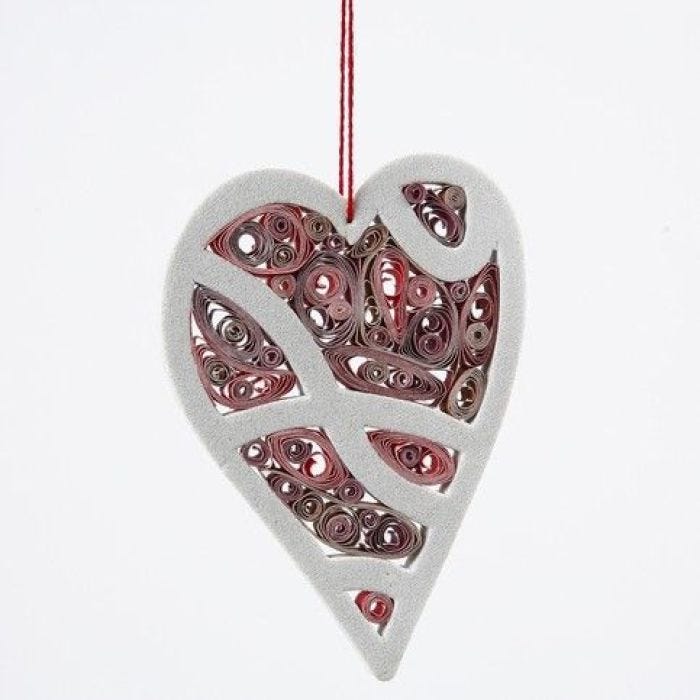 Quilling i hjärta