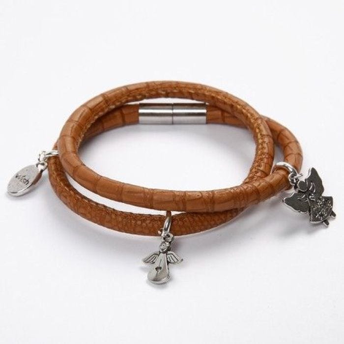 Armband av krokodilsnöre