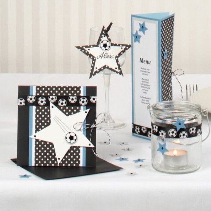 Fotbollskort - inbjudan eller grattiskort