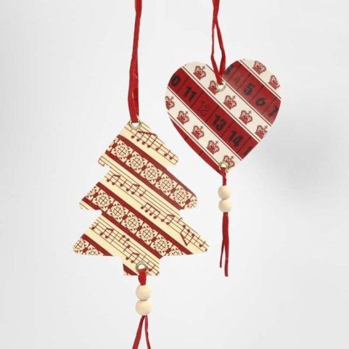 Figurer i kartong med Washitejp