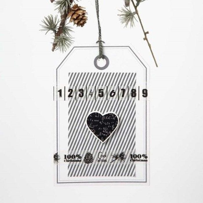 Manillaformat vykort med Paris designpapper