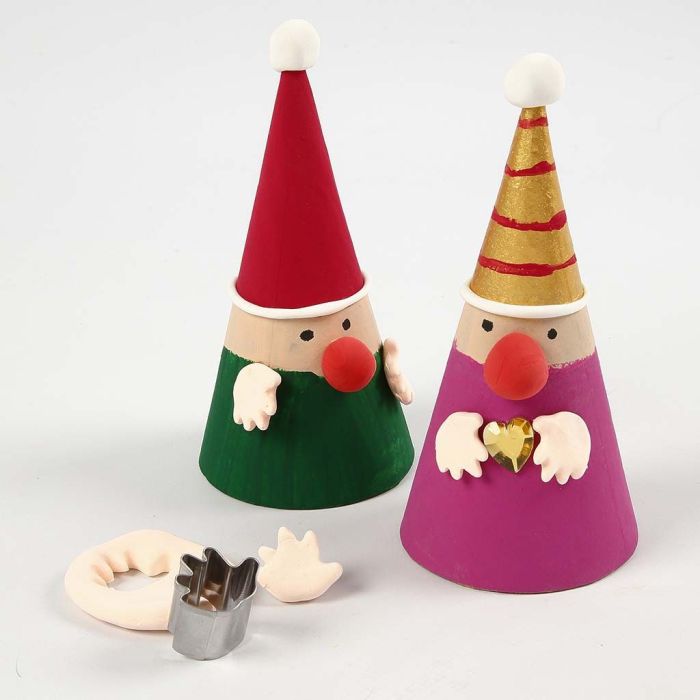 Struttomte, målad och dekorerad