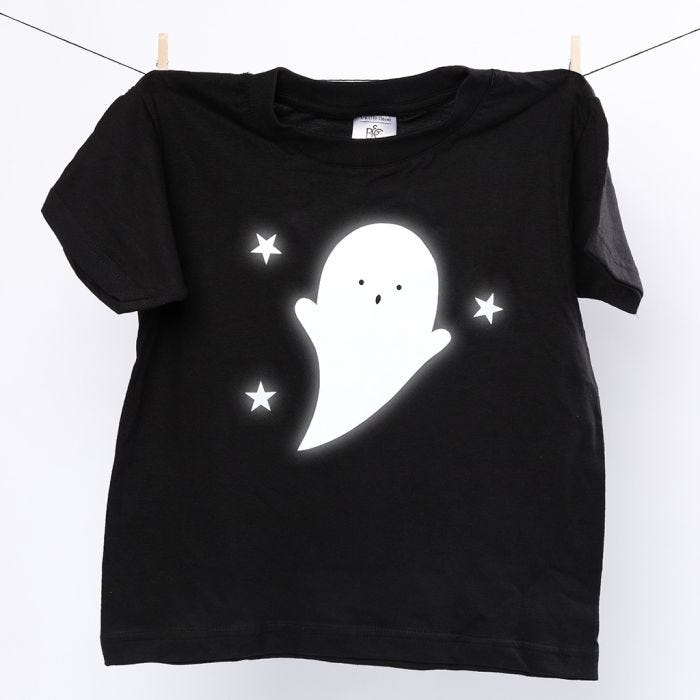 T-shirt med reflexspöken