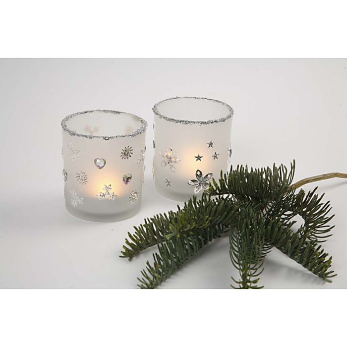 Ljusglas med filigran