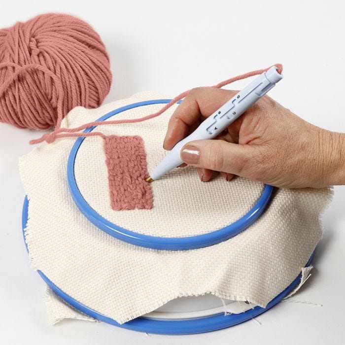 Så här använder du en punch needle