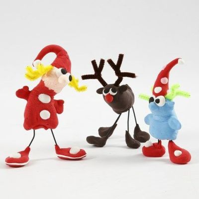 Julfigurer av Silk Clay