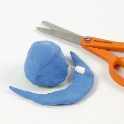 R&ouml;rliga figurer av mekaniska delar med Silk Clay