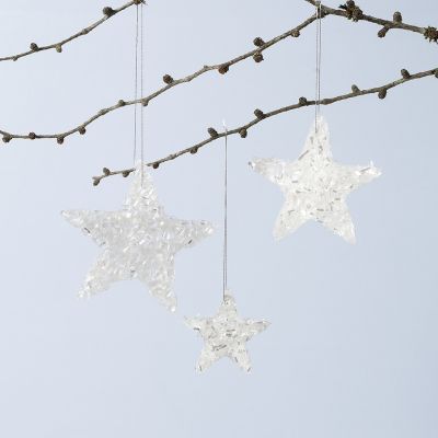 Glittriga stjärnor av Sticky Base och glitter.