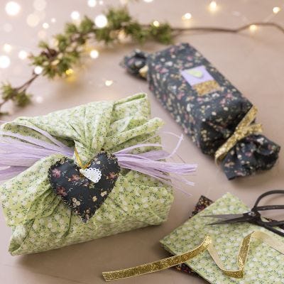 Presentask med patchworktyg