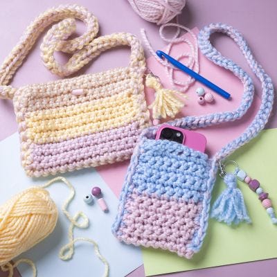 Start DIY Kit: Lär dig virka en väska