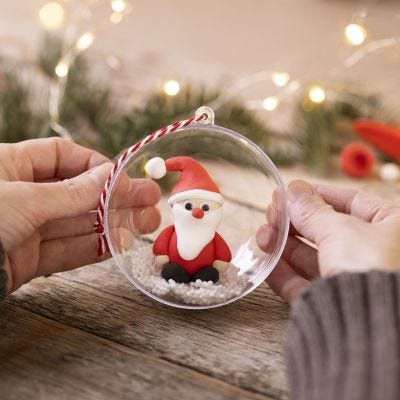 Silk Clay®-julgranskula med jultomte