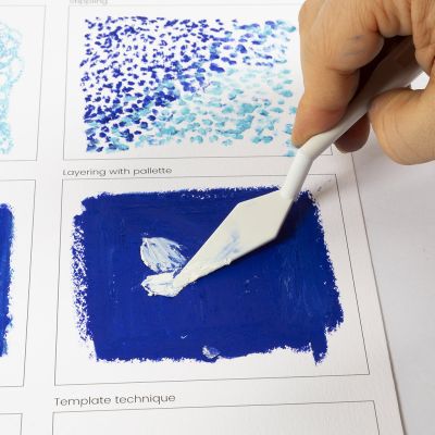 Så här använder du en patel för att skapa lager och struktur med oljepasteller