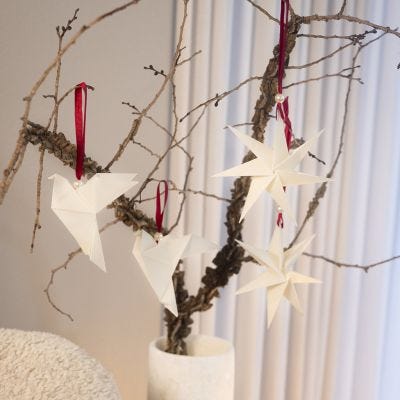 Julpynt med origami
