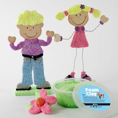 Foam clay