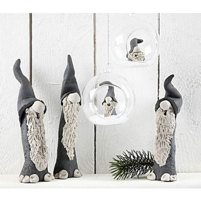 Gråtomtar i självhärdande lera