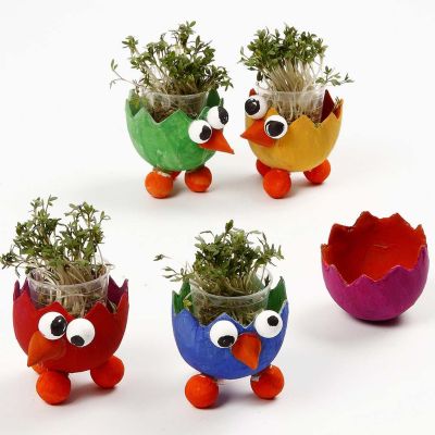 Krasseägg med fötter