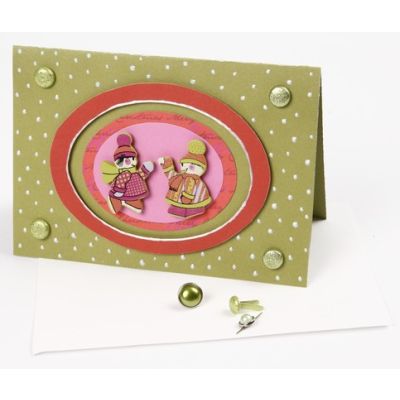 Kort dekorerad med Pearl Pen