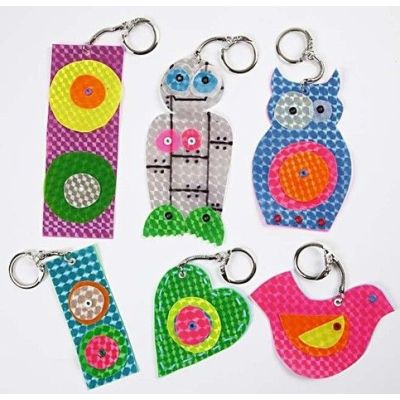 Neonberlocker till väskan