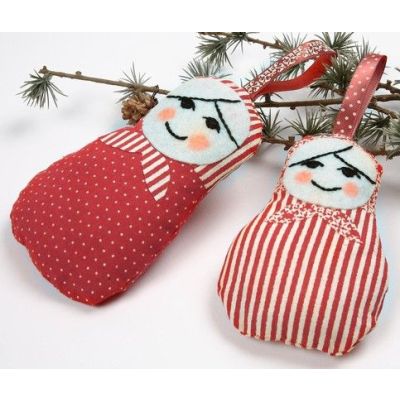 Babusjkor i Copenhagen-tyg