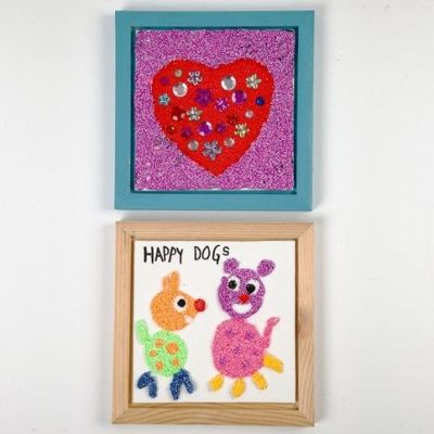 Foam Clay på målarplatta