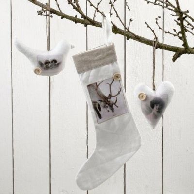 Textildekoration med decoupage