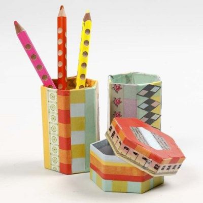 Waschitejp på pappföremål