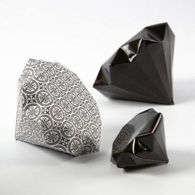 Vikt diamant av papper från Vivi Gade Design