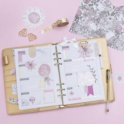 Dekorera en 5-veckors plan till din Bullet journal och kalender