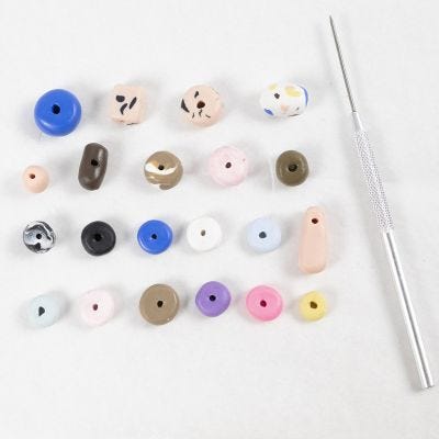 Så här gör du pärlor med fin lerpolymer