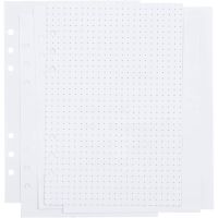 Notatpapper, dots, stl. 142x210 mm, 36 , 120 g, vit, 1 st.