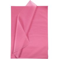 Silkespapper, 50x70 cm, 14 g, rosa, 10 ark/ 1 förp.