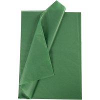 Silkespapper, 50x70 cm, 14 g, grön, 25 ark/ 1 förp.