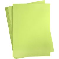 Färgad kartong, A2, 420x600 mm, 180 g, ljusgrön, 100 ark/ 1 förp.