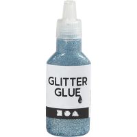 Glitterlim, ljusblå, 25 ml/ 1 flaska