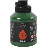 Pigment Art School, semi transparent, mörkgrön, 500 ml/ 1 flaska