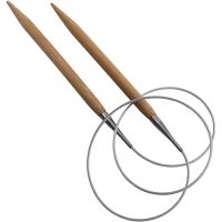 Rundsticka i bambu, nr. 8.0, L: 80 cm, 1 st.