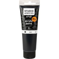 Creall Studio akrylfärg, täckande, black (99), 120 ml/ 1 flaska