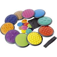 Tactile discs - känselplattor, mixade färger, 20 st./ 1 förp.