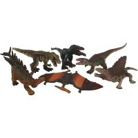 Dinosaurier, stl. 10-14 cm, 6 st./ 1 set