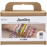 Mini DIY Mix Smycken, Färgstarka armband, 1 förp.