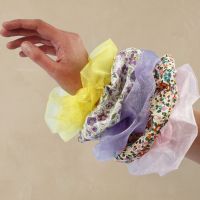 Handgjorda scrunchie/hårband