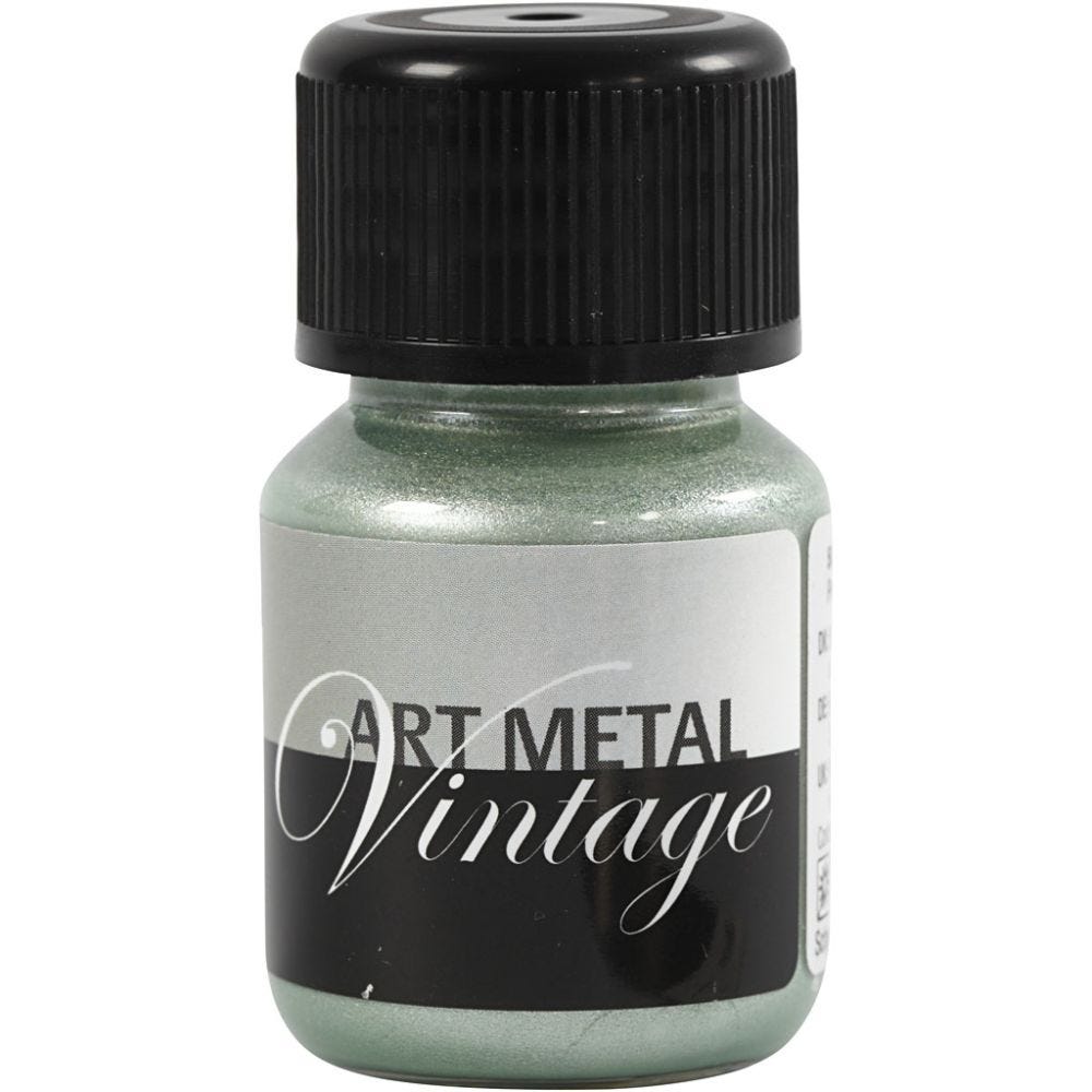 Art Metal färg, pärlgrön, 30 ml/ 1 flaska