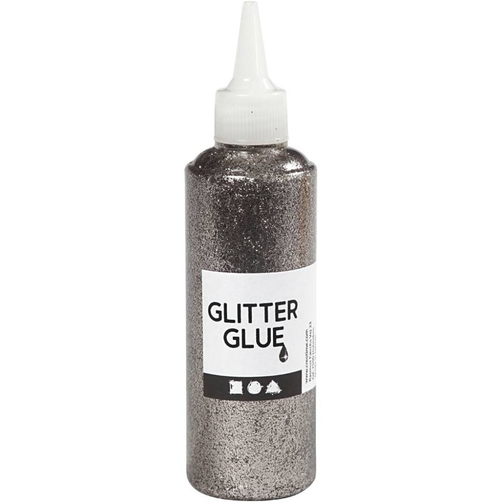 Glitterlim, silver, 118 ml/ 1 flaska