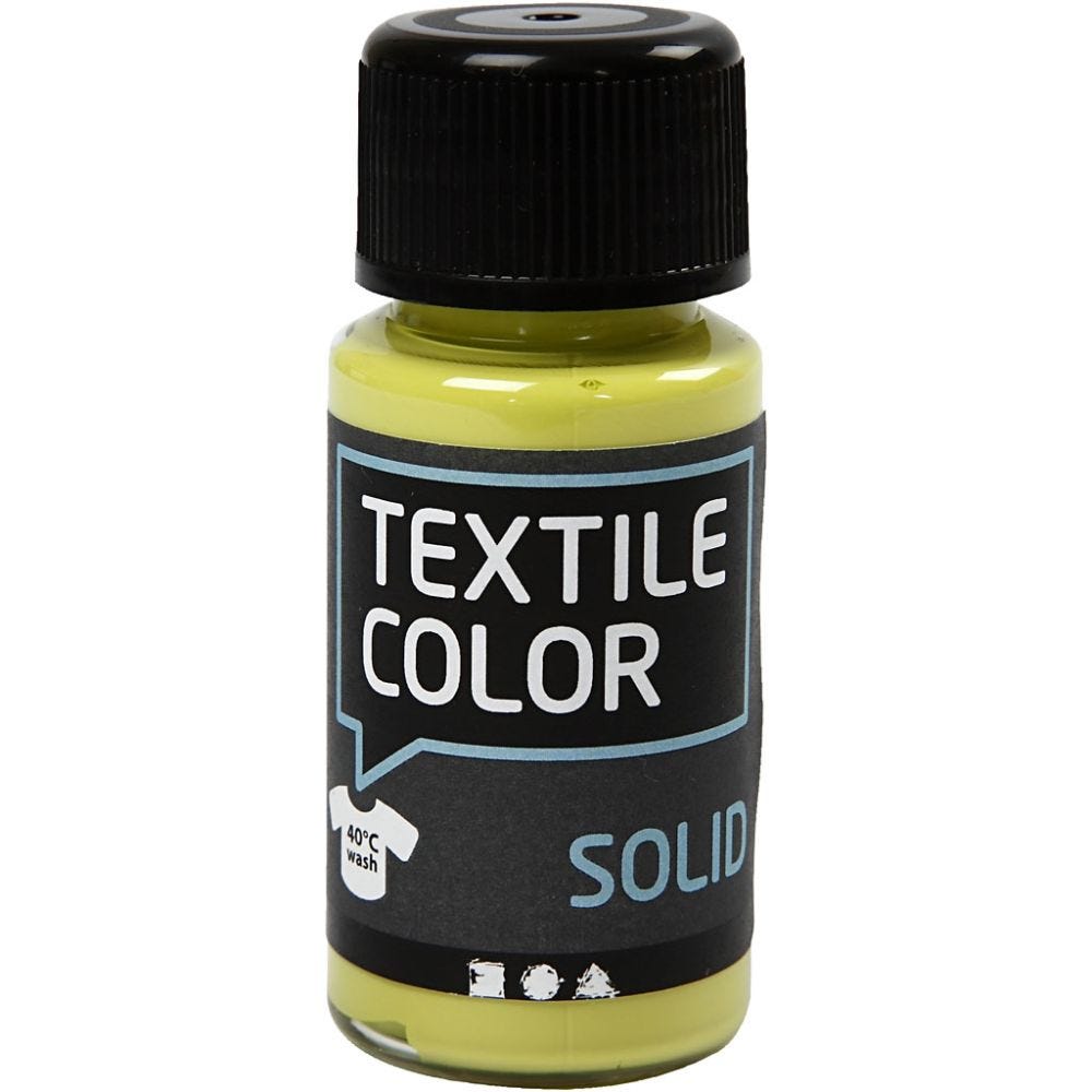 Textile Solid textilfärg, täckande, kiwi, 50 ml/ 1 flaska